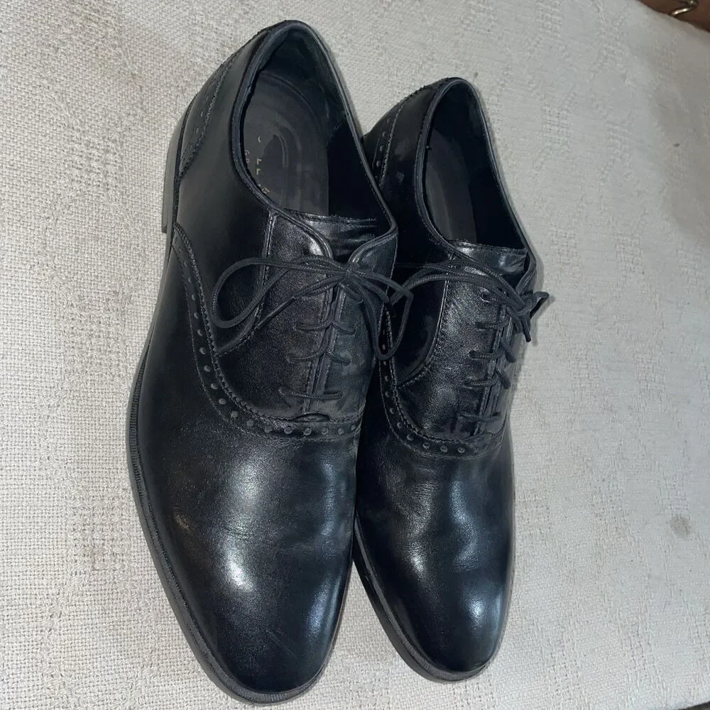 Cole Haan Men’s Dress Shoes Size 12 M Black Leather Business Formal City
